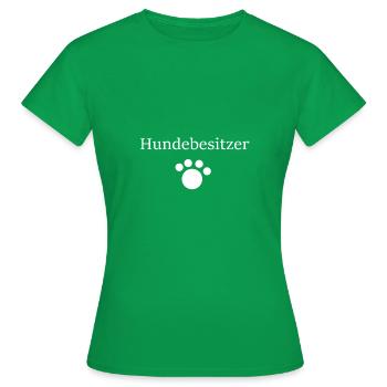 Hundebesitzer - Frauen T-Shirt - Kelly Green - Vorne - AI Model Female 172 dark (172cm)