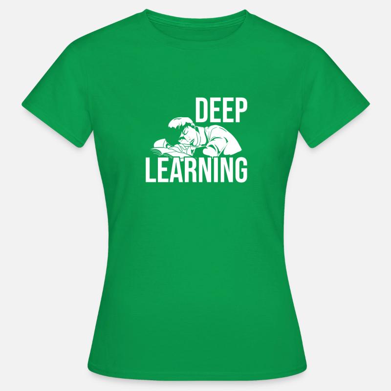 Apprentissage automatique Python Data Neural Net - T-shirt Femme - vert