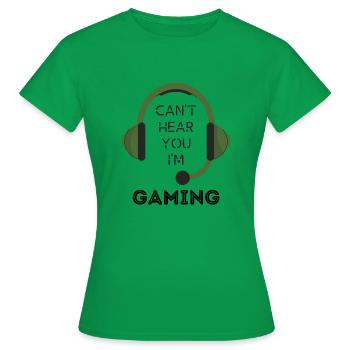 Gaming - I love Gaming - T-shirt Femme - vert - Devant - AI Model Female 172 dark (172cm)