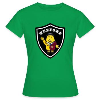 comté de Wexford - T-shirt Femme - vert - Devant - AI Model Female 172 dark (172cm)