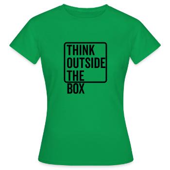 Sortir des sentiers battus - T-shirt Femme - vert - Devant - AI Model Female 172 dark (172cm)