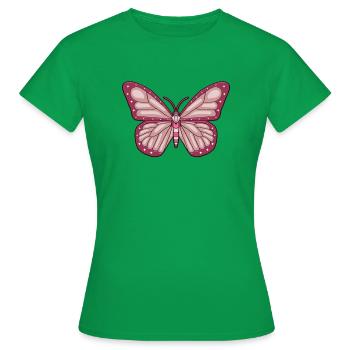Baddie Girl Esthétique Papillon - T-shirt Femme - vert - Devant - AI Model Female 172 dark (172cm)