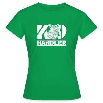 Dog trainer Dog trainer - Women's T-Shirt - kelly green - Front - AI Model Female 172 dark (172cm)