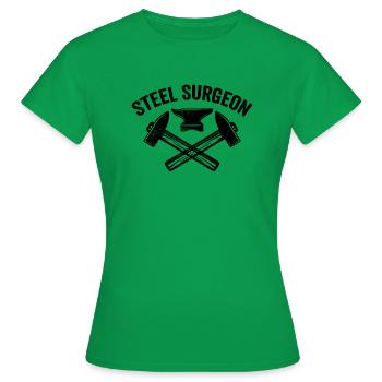 Steel Surgeon Blacksmith Blacksmith - Women's T-Shirt - kelly green - Front - AI Model Female 172 dark (172cm)