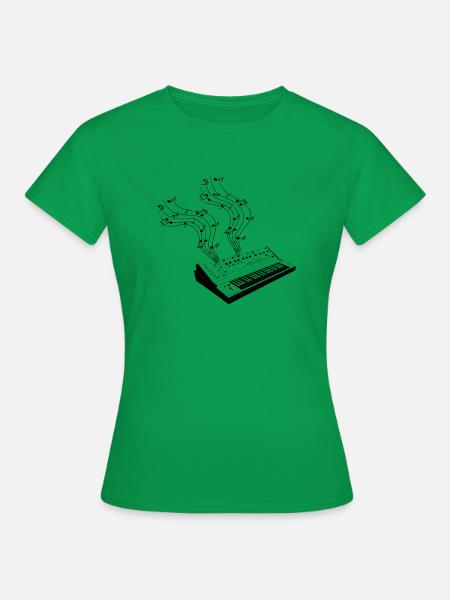 Piano Music Piano Keyboard Piano Musician Piano P - Frauen T-Shirt - Kelly Green