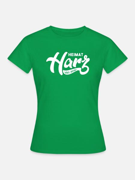 Heimat Harz Logo - Frauen T-Shirt - Kelly Green
