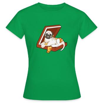 Mâtin - T-shirt Femme - vert - Devant - AI Model Female 172 dark (172cm)