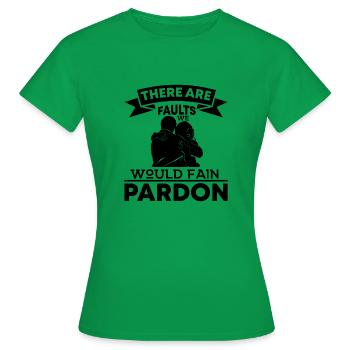 IL Y A DES FAUTES SERAIT PARDON - T-shirt Femme - vert - Devant - AI Model Female 172 dark (172cm)