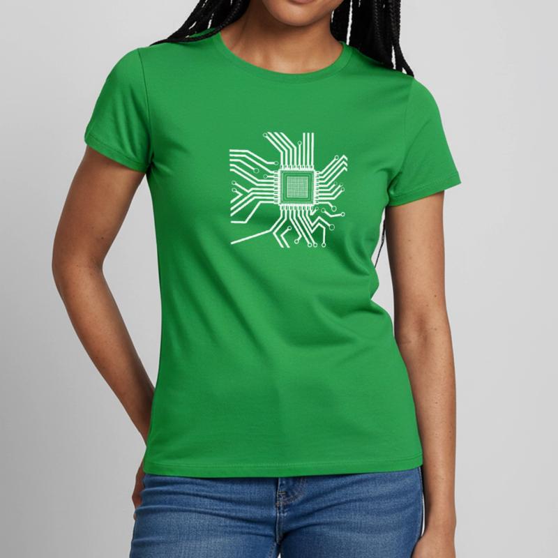 Developer Coder Programmer Microchip Women's T-Shirt