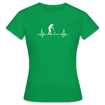 Croquet - Women's T-Shirt - kelly green - Front - AI Model Female 172 dark (172cm)
