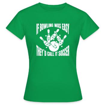 Skittles Club Bowling Skittles Bowler Bowling Club - T-shirt Femme - vert - Devant - AI Model Female 172 dark (172cm)