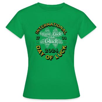 Chemise de la Saint-Patrick - Int Day of Happiness 2024 - T-shirt Femme - vert - Devant - AI Model Female 172 dark (172cm)