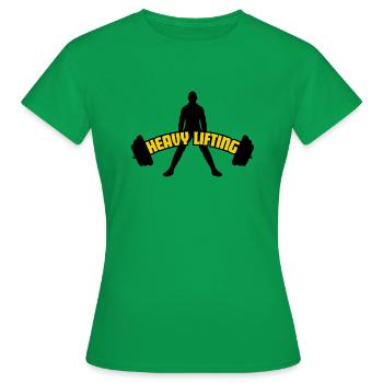 Levage de charges lourdes - T-shirt Femme - vert - Devant - AI Model Female 172 dark (172cm)