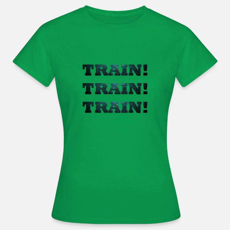 Train! / Training / Train! - Women's T-Shirt - kelly green
