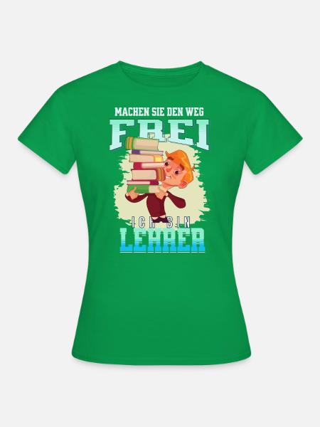 Lehrer im Stress - Frauen T-Shirt - Kelly Green