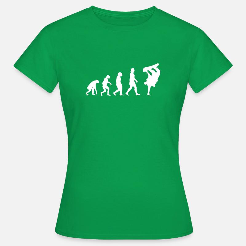 EVOLUTION SNOWBOARD - T-shirt Femme - vert