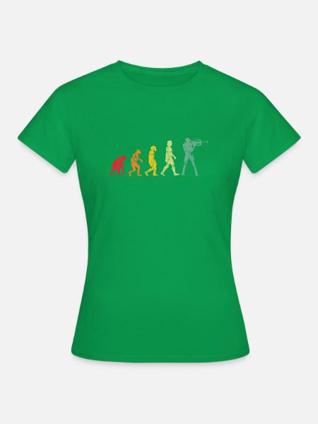 EVOLUTION BIATHLON - Frauen T-Shirt - Kelly Green