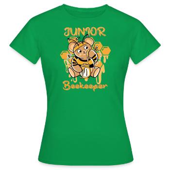 JUNIOR BEEKEEPER - Women's T-Shirt - kelly green - Front - AI Model Female 172 dark (172cm)