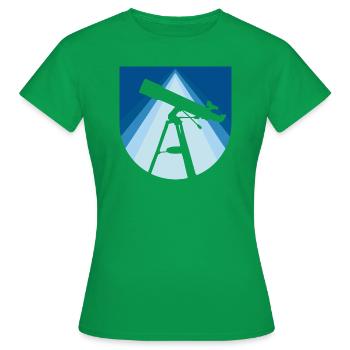 Physique des corps célestes - T-shirt Femme - vert - Devant - AI Model Female 172 dark (172cm)