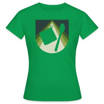 Bakery Bakery Bakery - Women's T-Shirt - kelly green - Front - AI Model Female 172 dark (172cm)