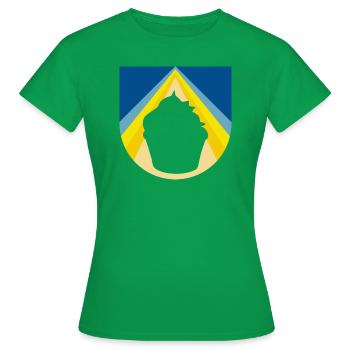 Muffins au four - T-shirt Femme - vert - Devant - AI Model Female 172 dark (172cm)