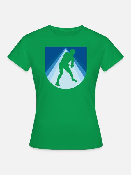 Frisbee Disc - Frauen T-Shirt - Kelly Green