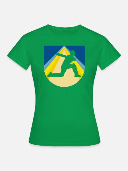 Cricketmannschaft Cricketspieler - Frauen T-Shirt - Kelly Green