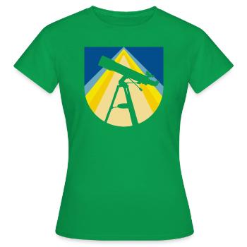 Physicien physicien - T-shirt Femme - vert - Devant - AI Model Female 172 dark (172cm)
