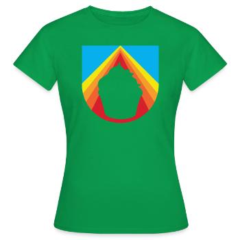 Cupcake à tartelette - T-shirt Femme - vert - Devant - AI Model Female 172 dark (172cm)