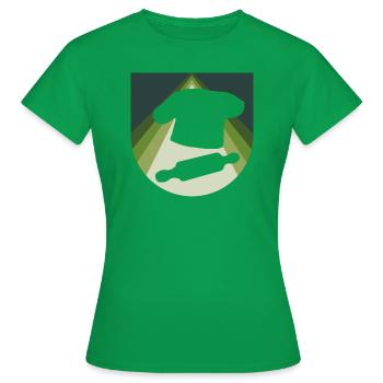 Cuisson Cuisson Produits de boulangerie - T-shirt Femme - vert - Devant - AI Model Female 172 dark (172cm)
