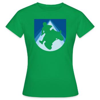 Motorsport Motorsport - Frauen T-Shirt - Kelly Green - Vorne - AI Model Female 172 dark (172cm)
