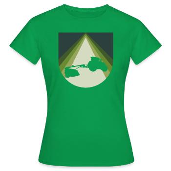 Farmer Ranch Yard - Women's T-Shirt - kelly green - Front - AI Model Female 172 dark (172cm)