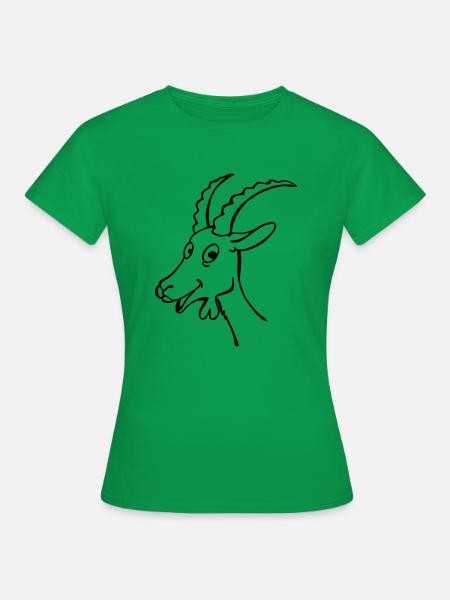 Ziegen Kitz - Frauen T-Shirt - Kelly Green