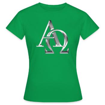 Cross-Christogramme - T-shirt Femme - vert - Devant - AI Model Female 172 dark (172cm)