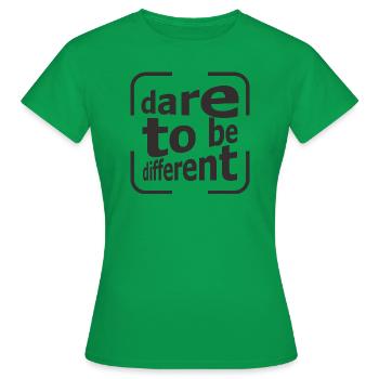 quotes - Women's T-Shirt - kelly green - Front - AI Model Female 172 dark (172cm)