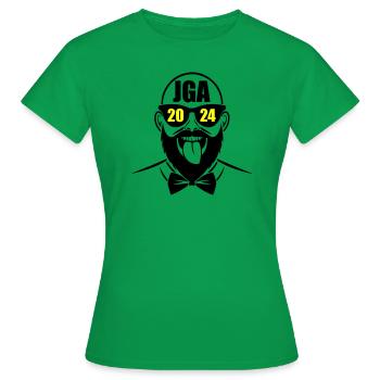 Enterrement de vie de garçon 2024 Enterrement de vie de garçon - T-shirt Femme - vert - Devant - AI Model Female 172 dark (172cm)