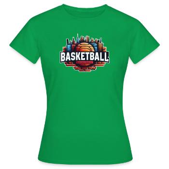 Basketball New York - T-shirt Femme - vert - Devant - AI Model Female 172 dark (172cm)