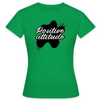 Atitude Positive - T-shirt Femme - vert - Devant - AI Model Female 172 dark (172cm)