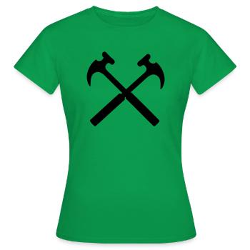 Hammer - Frauen T-Shirt - Kelly Green - Vorne - AI Model Female 172 dark (172cm)