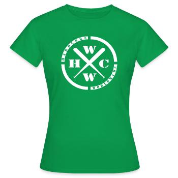 WWHC Hard Music Worldwide love Punk Thrash Metal - Women's T-Shirt - kelly green - Front - AI Model Female 172 dark (172cm)