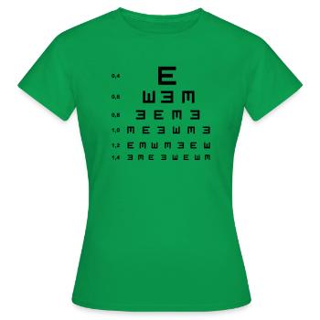 Augenarzt - Frauen T-Shirt - Kelly Green - Vorne - AI Model Female 172 dark (172cm)