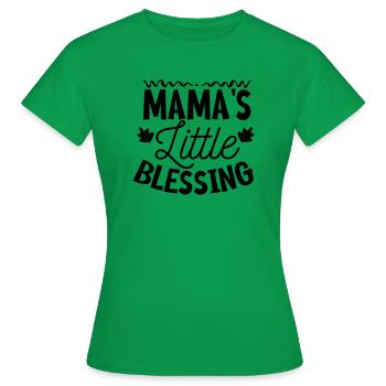 Mama s Little Blessing - Frauen T-Shirt - Kelly Green - Vorne - AI Model Female 172 dark (172cm)