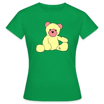 Teddy - Women's T-Shirt - kelly green - Front - AI Model Female 172 dark (172cm)
