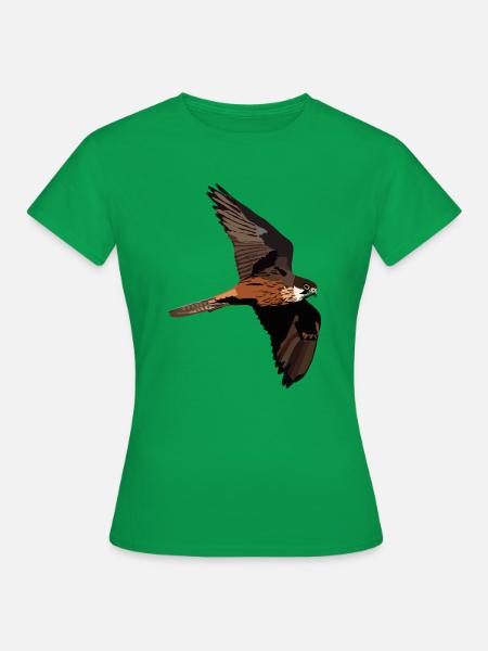 Eleonorenfalke - Frauen T-Shirt - Kelly Green