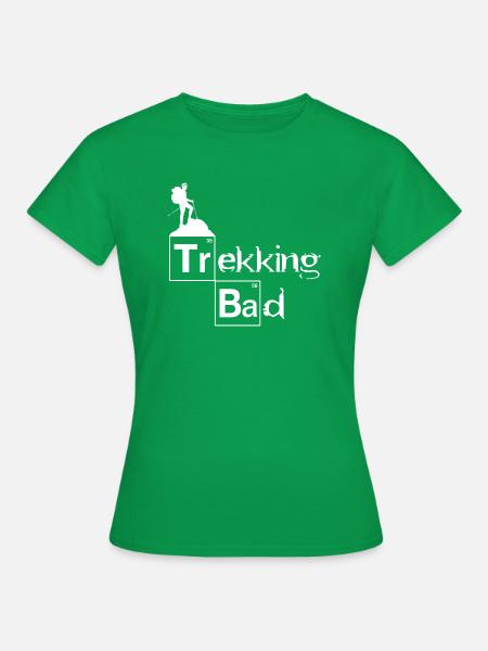 Trekking schlecht - Frauen T-Shirt - Kelly Green
