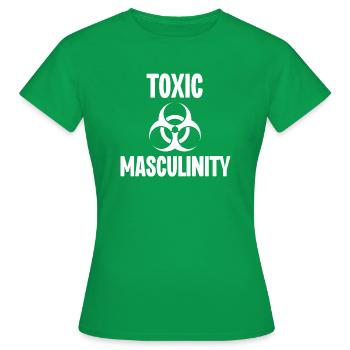 Masculinité toxique - T-shirt Femme - vert - Devant - AI Model Female 172 dark (172cm)