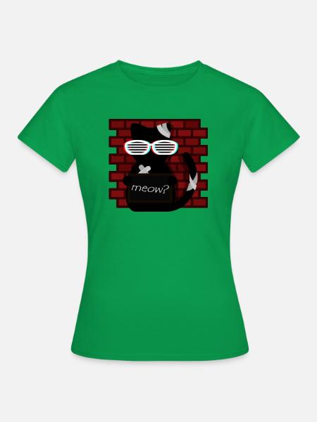 Nicht nette Katze - Frauen T-Shirt - Kelly Green