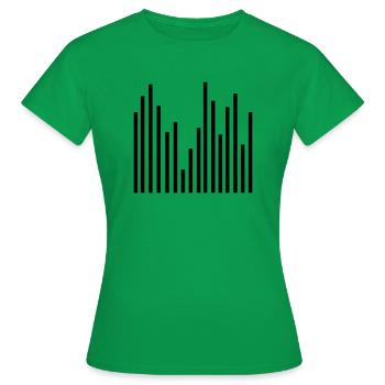 Statistik - Frauen T-Shirt - Kelly Green - Vorne - AI Model Female 172 dark (172cm)