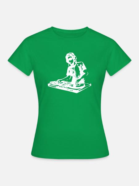 DJ - Frauen T-Shirt - Kelly Green