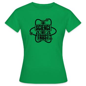 Devise We Trust - T-shirt Femme - vert - Devant - AI Model Female 172 dark (172cm)